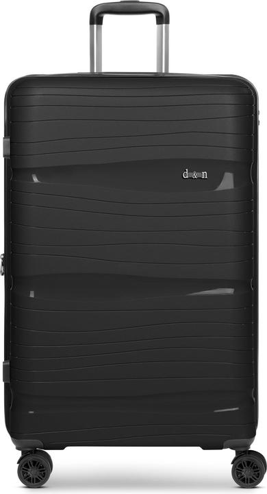 D&N Travel Line 4300-Plus 4 Rollen Trolley L 76 cm mit Dehnfalte (96 l, XL (ab 115l))