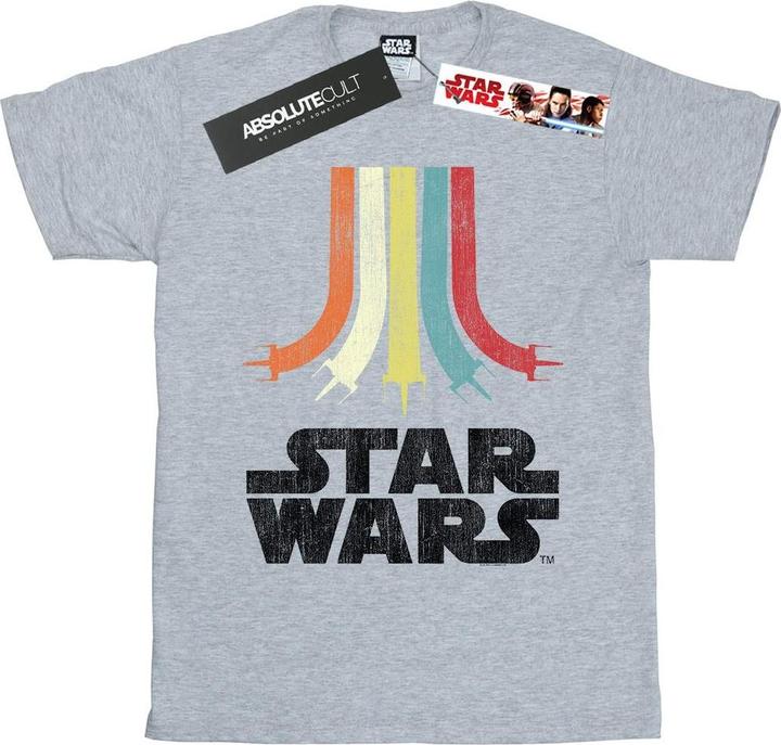 Image du produit Star Wars - T-shirt RETRO RAINBOW - Femme (M)