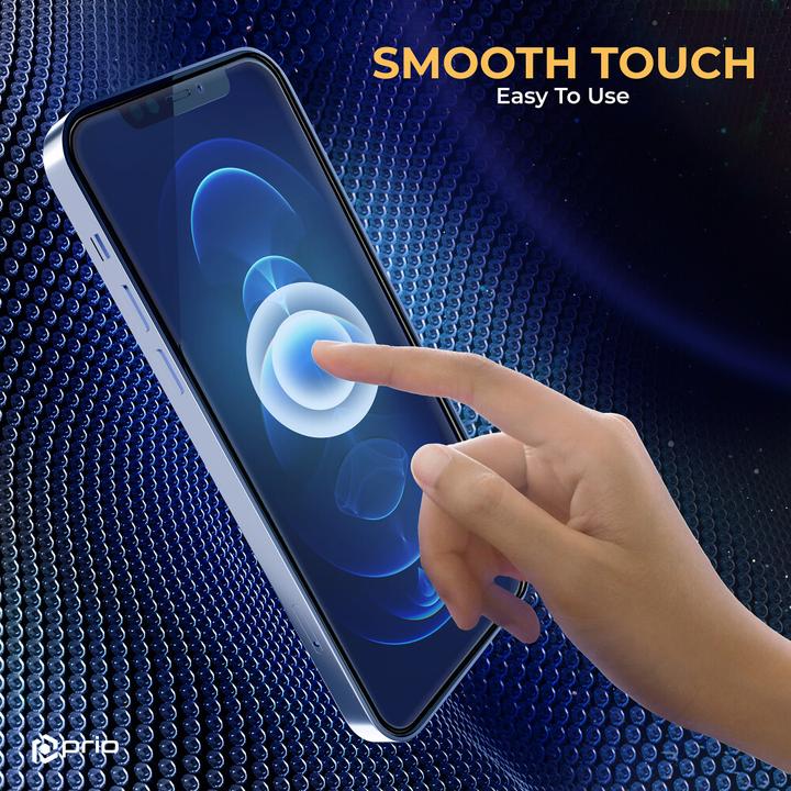 Produktbild prio 3D Anti-Scratch Tempered Glass für iPhone 16 Pro Max (6,9 Zoll) schwarz (1 Stück, Apple iPhone 15 Pro Max)