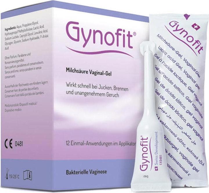 Actual product image Gynofit Lactic acid vaginal gel (60 ml, Intimate gel)
