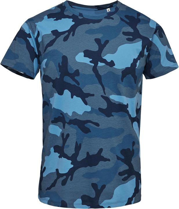 Actual product image Sols Camo Tshirt With Camouflage Pattern Short Sleeve (S)