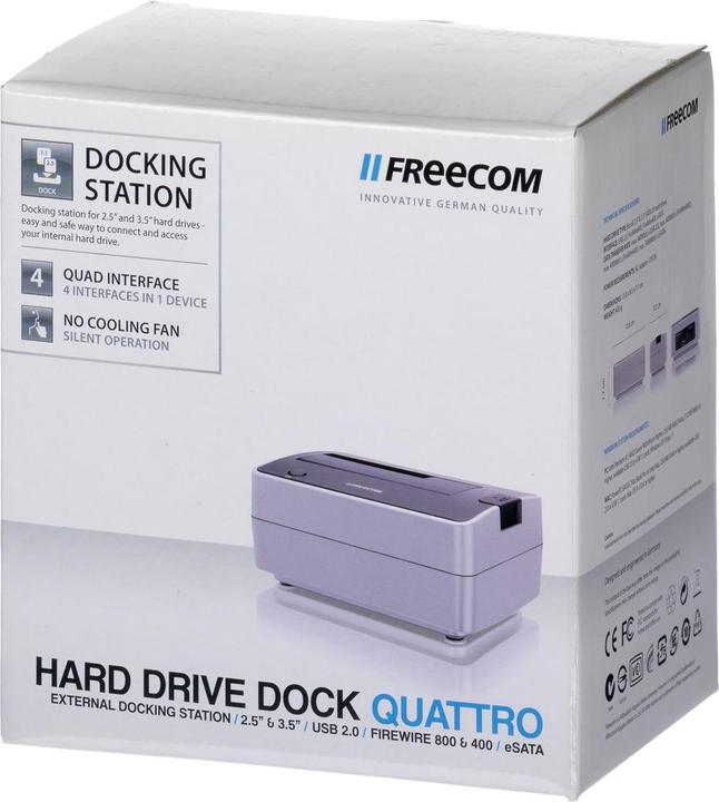Actual product image Freecom Hard Drive Dock Quattro, docking station for SATA