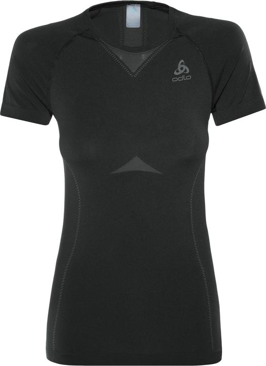 Odlo Performance Light Crew Neck SS Shirt black- graphite grey (M)