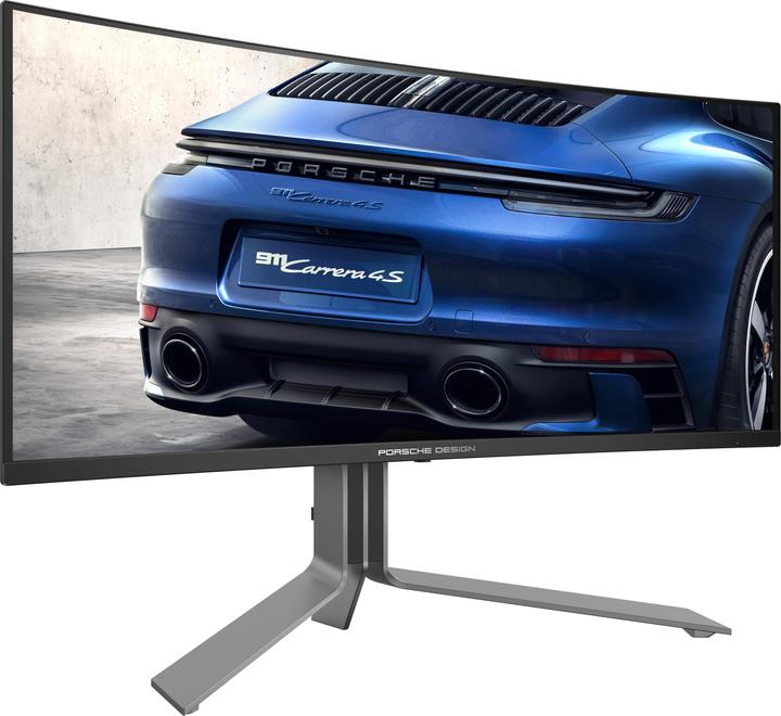 Actual product image AOC PD3434" Curved OLED Monitor,,, Speakers, height-adjustable, 2x HDMI, DisplayPort, USB Hub, RJ45 (3440 x 1440 pixels, 34")