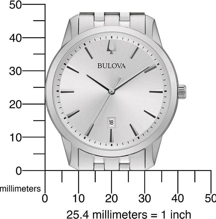 Produktbild Bulova 96B342 Classic Herrenuhr 40mm 3ATM (Analoguhr, 40 mm)