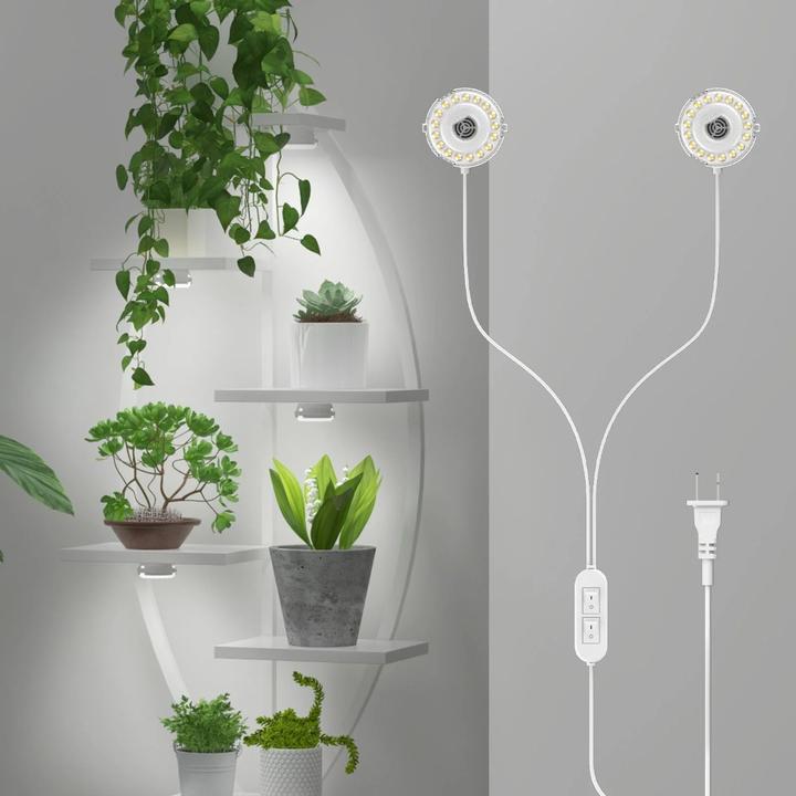 Actual product image Sansi Grow Light Dual Head (LED, 230 V)
