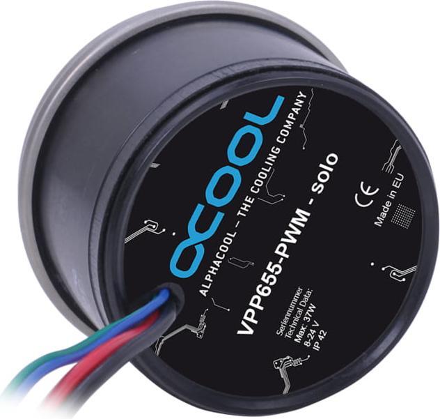 Produktbild Alphacool PUM Core 100 Aurora D5/VPP Ausgleichsbeh??lter Acetal/Acryl mit VPP655 PWM Pumpe