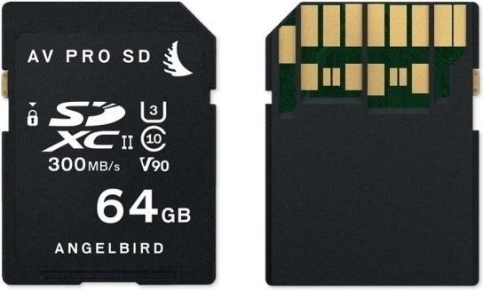 Angelbird AVpro SD Card 64 GB UHS-II (64 GB, SDXC, U3, UHS-II)