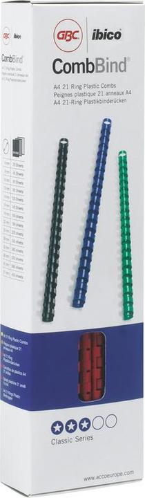Actual product image GBC Plastic binder spine round
