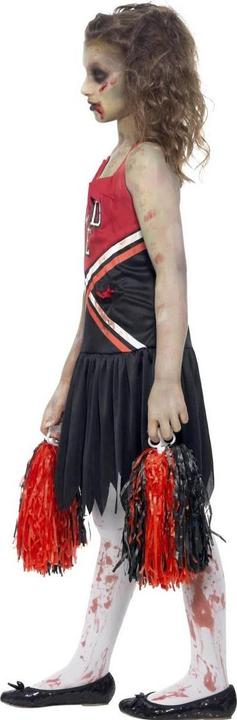 Actual product image Smiffys Girls Zombie Cheerleader Costume Set (158, 164)