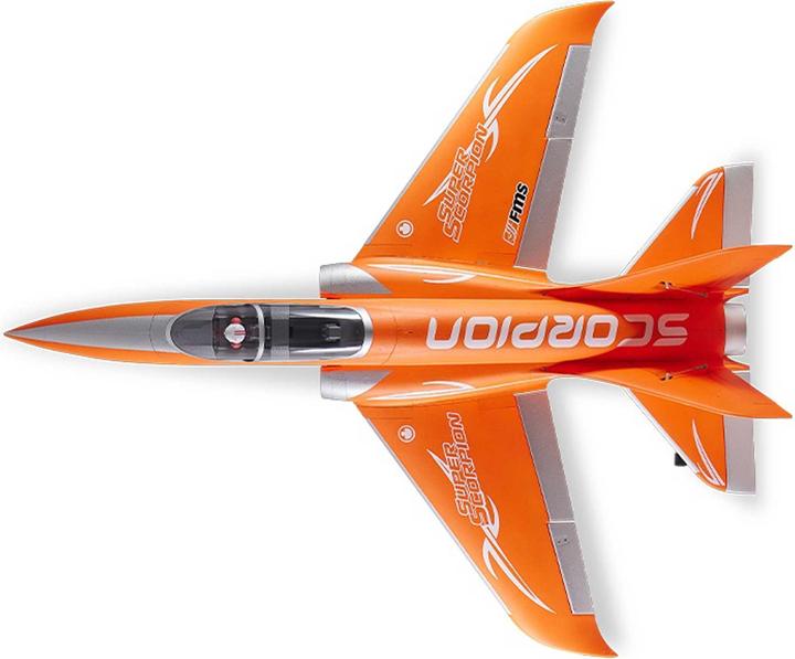 Image du produit FMS Super Scorpion V2 EDF 90 orange - 114cm 6S (Avion à réaction)