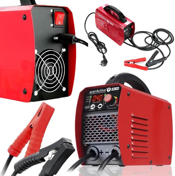 Actual product image Everactive automatic inverter 12 / 24V battery charger with 300A boost function (12V, 24V, 60 A)