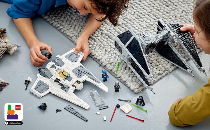Produktbild LEGO Mandalorian Fang Fighter vs. Tie Interceptor (75348, LEGO Star Wars)