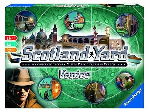 Actual product image Ravensburger 26794. Scotland Yard Venice (Italian)
