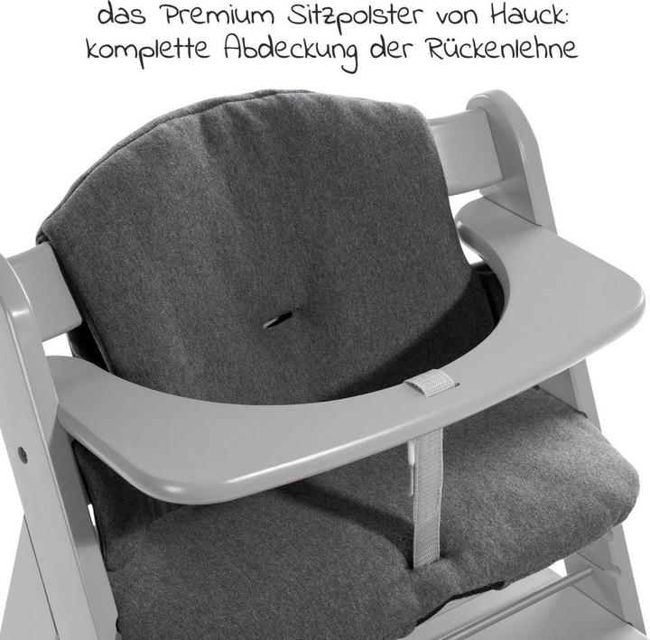 Produktbild Hauck Hochstühle Hochstuhl Alpha Plus Grey - im Sparset inkl. (Hochstuhl)
