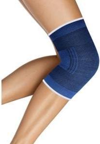 Produktbild Wundmed Elastische Sportbandage blau Kniestütze Grösse L (L)