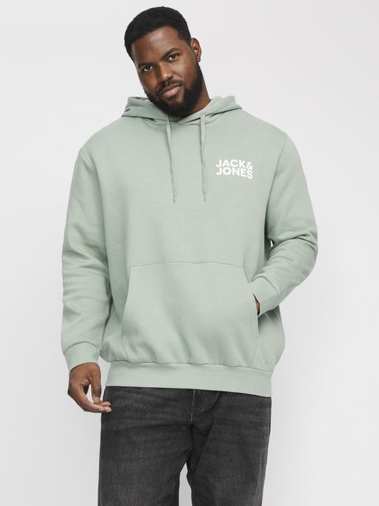 Actual product image Jack & Jones Jjecorp Logo Sweat Hood Noos Pls (4XL)