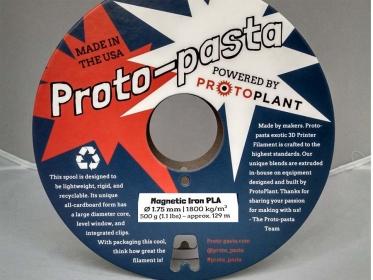 Produktbild Proto-pasta Magnetisches Eisen (Metall, 1.75 mm, 500 g, Silber)