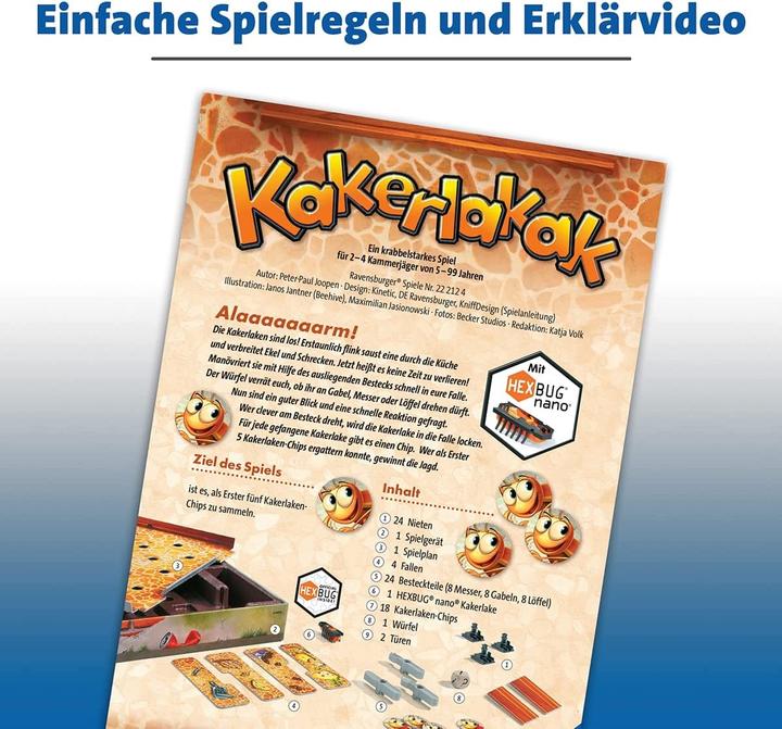 Actual product image Ravensburger Cockroach (German)