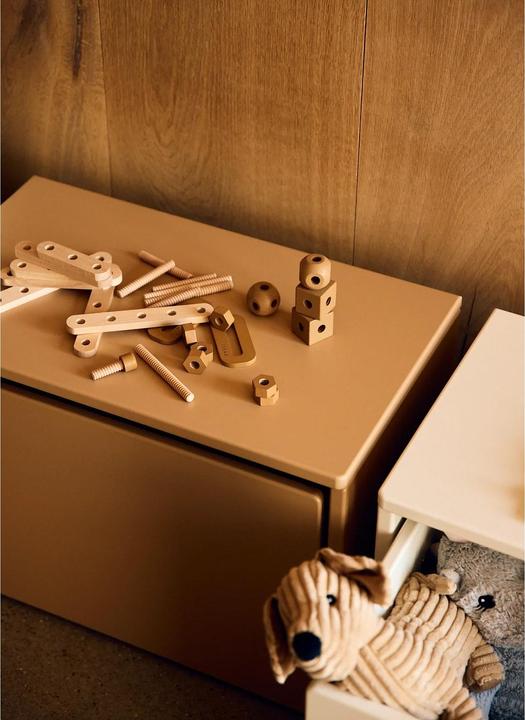 Produktbild Flexa Bank mit Stauraum 3-in-1 Latte (Kindersitzgruppe)