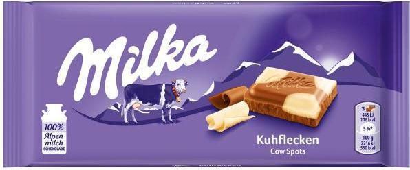 Image du produit Milka Tableau des taches de vache (100 g)