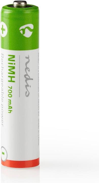 Image du produit Nedis Pile rechargeable NI-MH AAA 1.20 V AAA 700 mAh préchargée sous blister 2 pièces, BANM7HR032B (2 pcs, AAA, 700 mAh)
