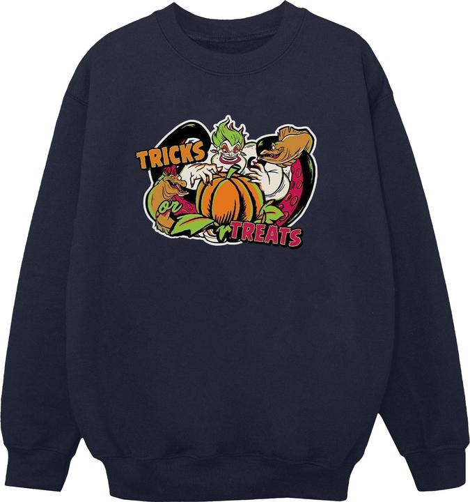 Actual product image Disney Mens Trick Or Treat Ursula Villains Sweatshirt (4XL)