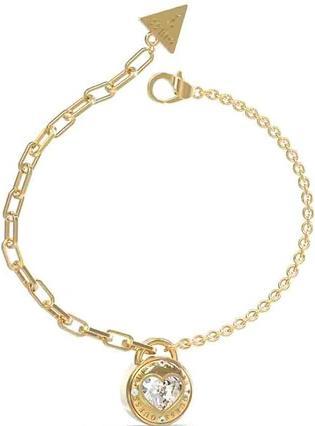 Guess Rolling Hearts Romantic Gold Plated Bracelet JUBB03353JWYG - Dimension: 14.5 - 18.5 cm - S (14.60 cm, Edelstahl)