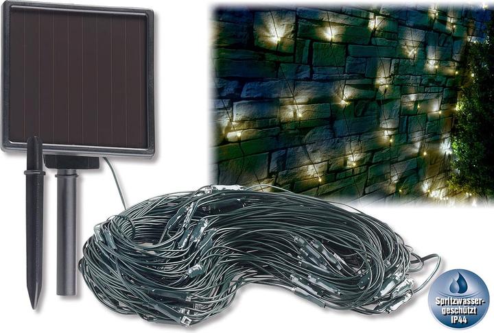 Image du produit Lunartec Filet lumineux solaire à LED (2 m)