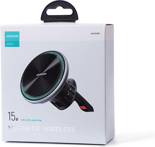 Produktbild Joyroom Telefonhalter JR-ZS290 15W MagSafe, an der Instrumententafel befestigt, silber
