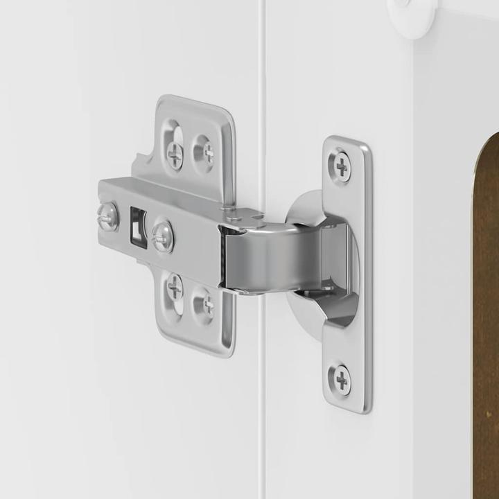 Produktbild VidaXL Küchen-Hängeschrank mit Glastür Lucca Räuchereiche Wandschrank Küche (40 x 31 x 60 cm)