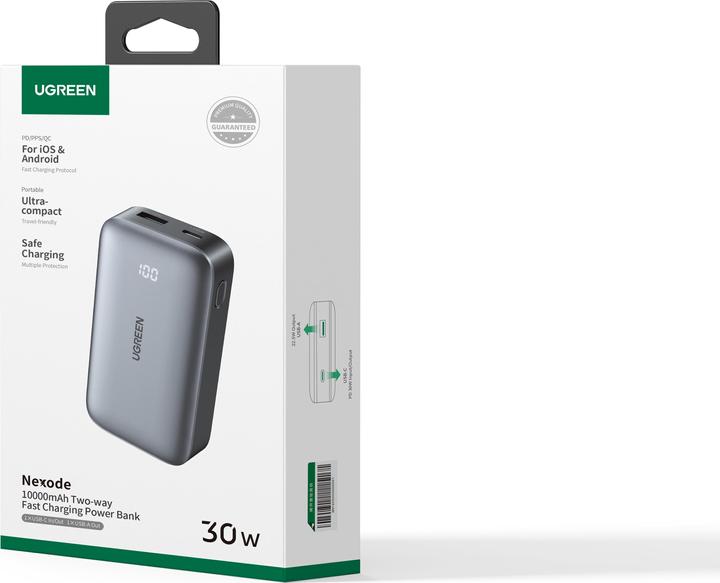 Produktbild Ugreen Mini Powerbank (10000 mAh, 30 W, 36 Wh)