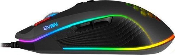 Image du produit Sven RX-G850 jusqu'à 6400 DPI Soft Touch Metal bottom Braided cable Gaming software 3 extra (Filaire)