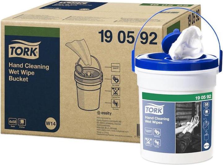 Actual product image Tork moist hand cleaning wipes (190592 Piece)