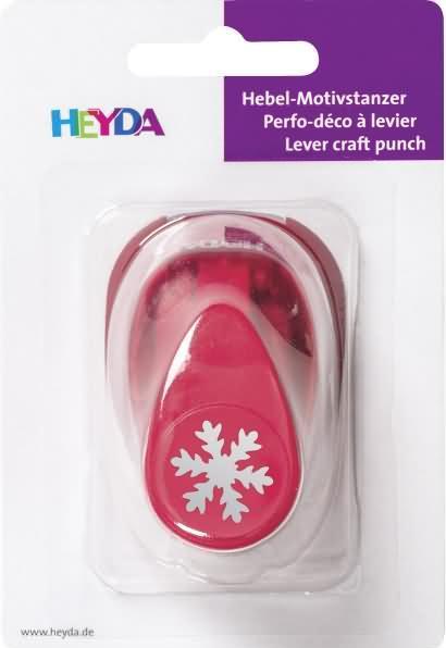 Image du produit Heyda Perforatrice de motifs pour carton jusqu'à 220g/m2 Flocon de neige petit 15x15mm