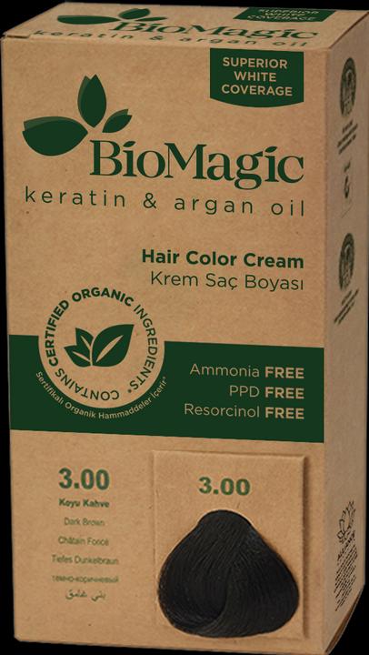 Biomagic Haarfarbe dunkelbraun (3,00) 250 g - Biomagisch (Dunkelbraun)