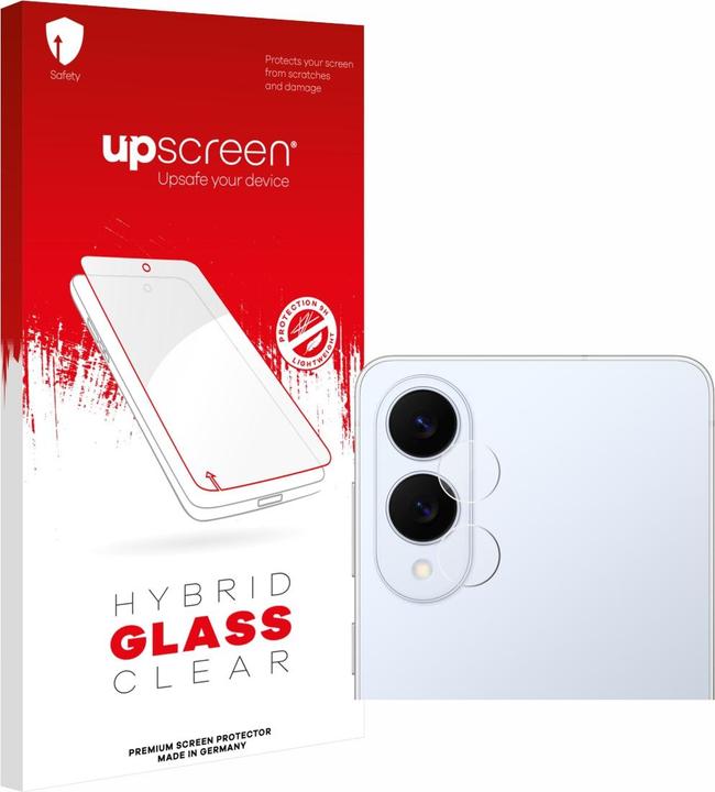 Produktbild upscreen Schutzglas Schutzfolie Displayschutz Display Schutz Glas Folie klar (1 Stück, Samsung Galaxy S25 Edge)