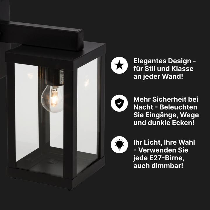 Actual product image Brilliant Gaia outdoor wall lamp (E27, IP44)