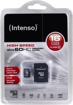 Image du produit Intenso microSD Class 10 (16 Go, microSDHC, U1)
