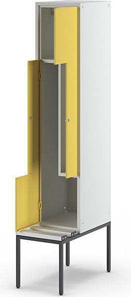 Image du produit Vestiaire Z avec banc (40 cm, 214 cm)