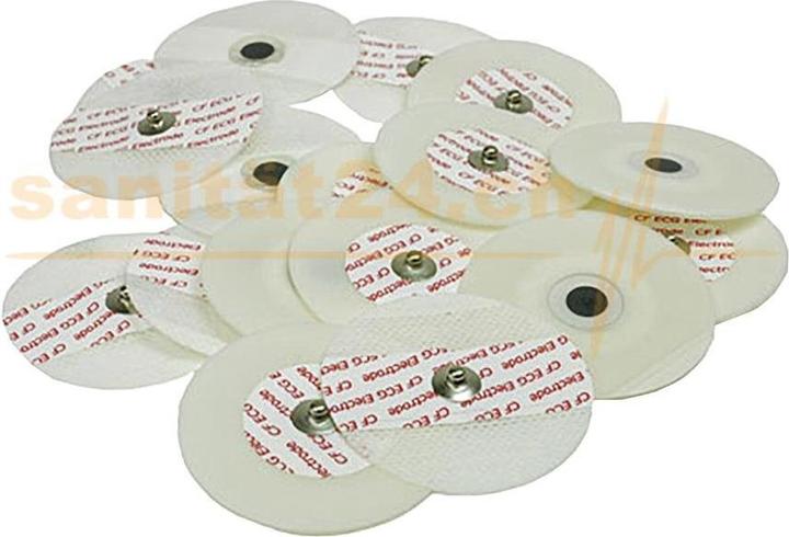 Actual product image Teqler Clinical ECG electrodes round 55mm