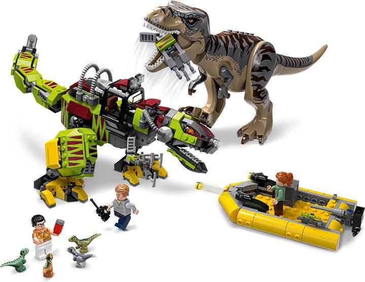 Actual product image LEGO T-Rex vs. Dino-Mech (75938, LEGO Jurassic World)
