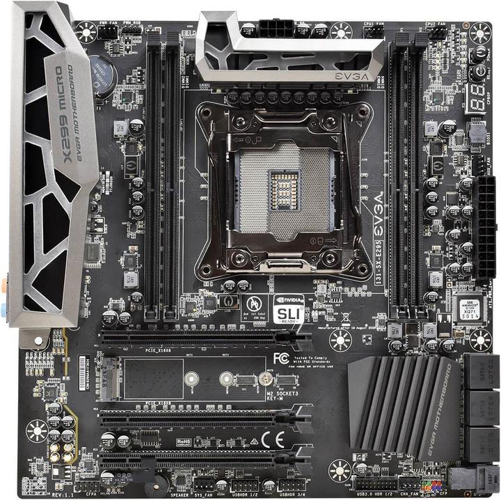 Actual product image EVGA X299 Micro (LGA 2066, Intel X299, mATX)