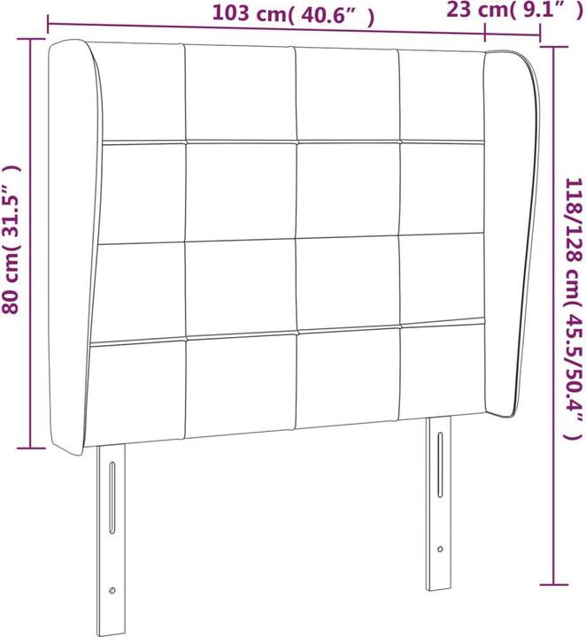 Actual product image VidaXL Sherwynd (103 x 23 x 128 cm)