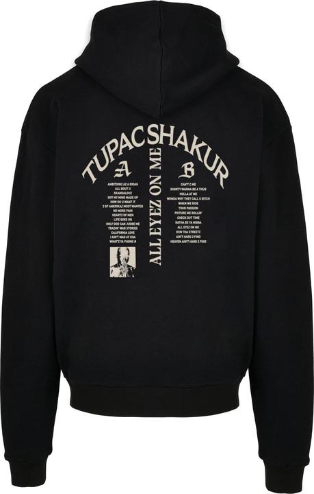 Produktbild Mister Tee X Artist 2Pac All Eyez on me Tracklist Ultra Heavy Oversize Hoodie - 173461 (M)