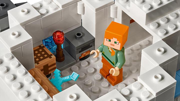 Actual product image LEGO Minecraft ice igloo (21142, LEGO Minecraft)