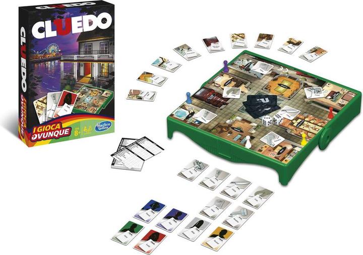 Actual product image Hasbro Gaming Cluedo Travel (Italian)