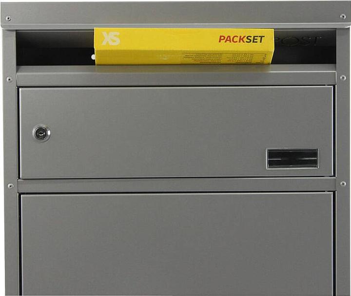 Produktbild SafePost 65 Briefkasten mit Paketfach sillbergrau