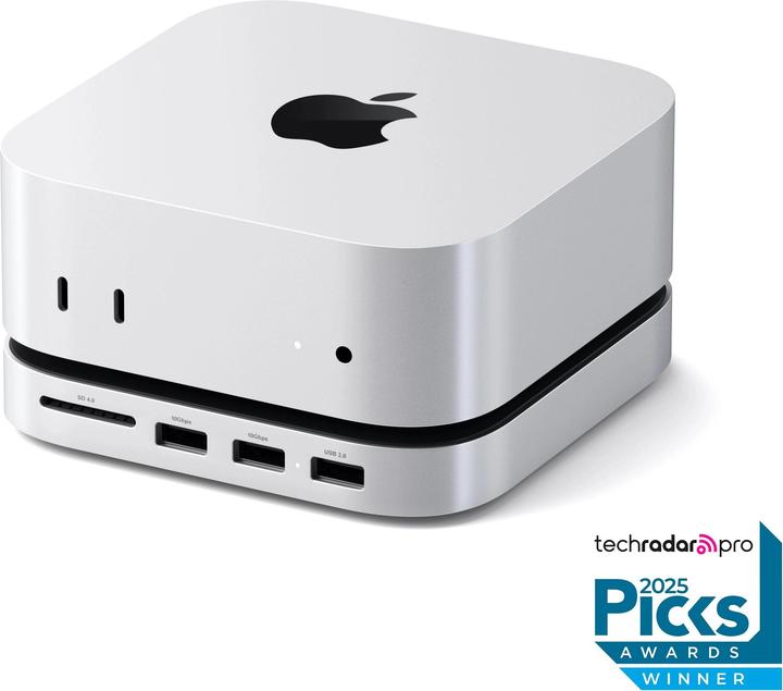 Actual product image Satechi Mac Mini M4 Stand & Hub with SSD Enclosure (USB-C, 5 Ports)