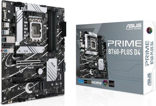 Immagine prodotto ASUS PRIME B760-PLUS D4 (LGA 1700, Intel B760, ATX)